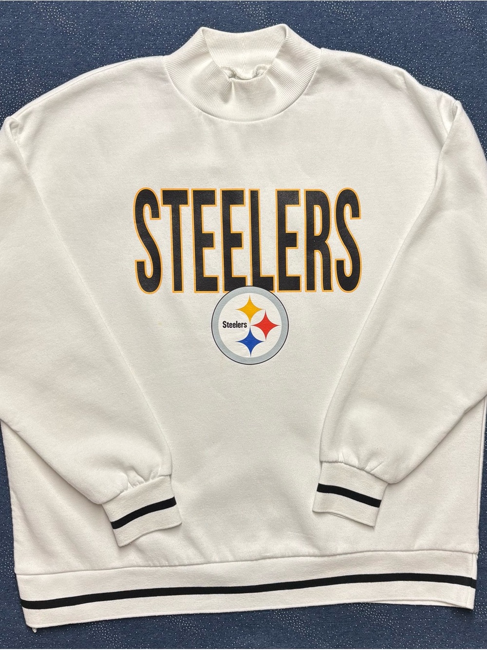 Pittsburgh Steelers Mock Crewneck Sweatshirt XL